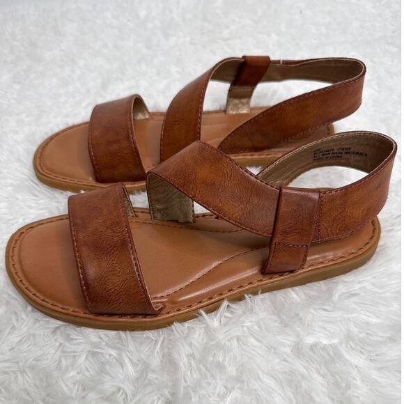b.o.c. Kacee sandals in a brown or dark tan color summer vacation size 6 - Picture 3 of 15